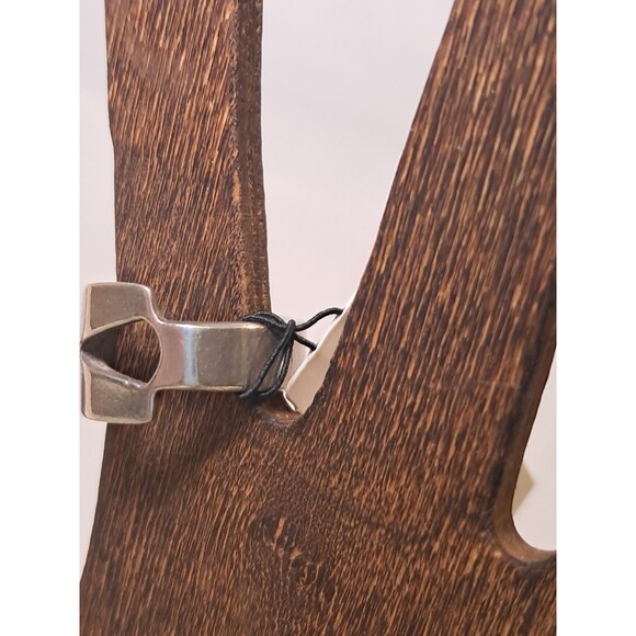 Peyote Bird Asymmetric Sterling Silver Ring Arrow Head Cut Out Size 6.25 NWT - Picture 3 of 8